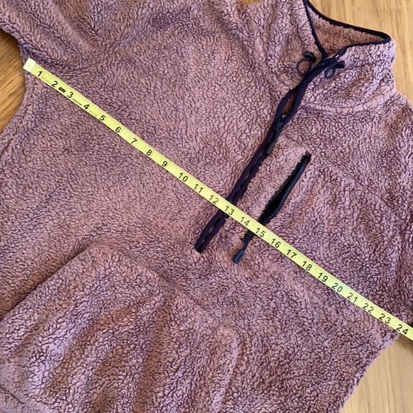 PINK VICTORIA’S SECRET MAUVE SHERPA PULLOVER - Picture 11 of 16